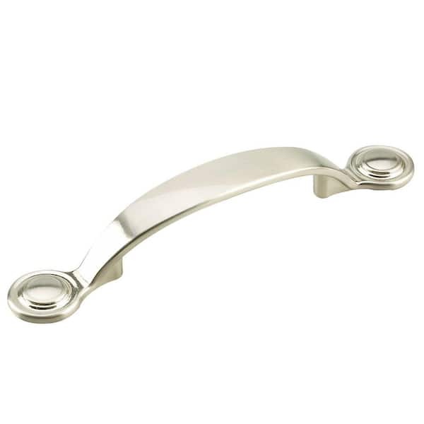 Richelieu Hardware 3 in. (76 mm) Brushed Nickel Traditional Cabinet Arch Pull