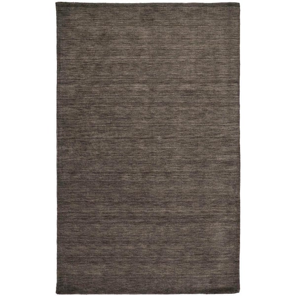 Weave & Wander Celano Charcoal 4 ft. x 6 ft. Solid Area Rug