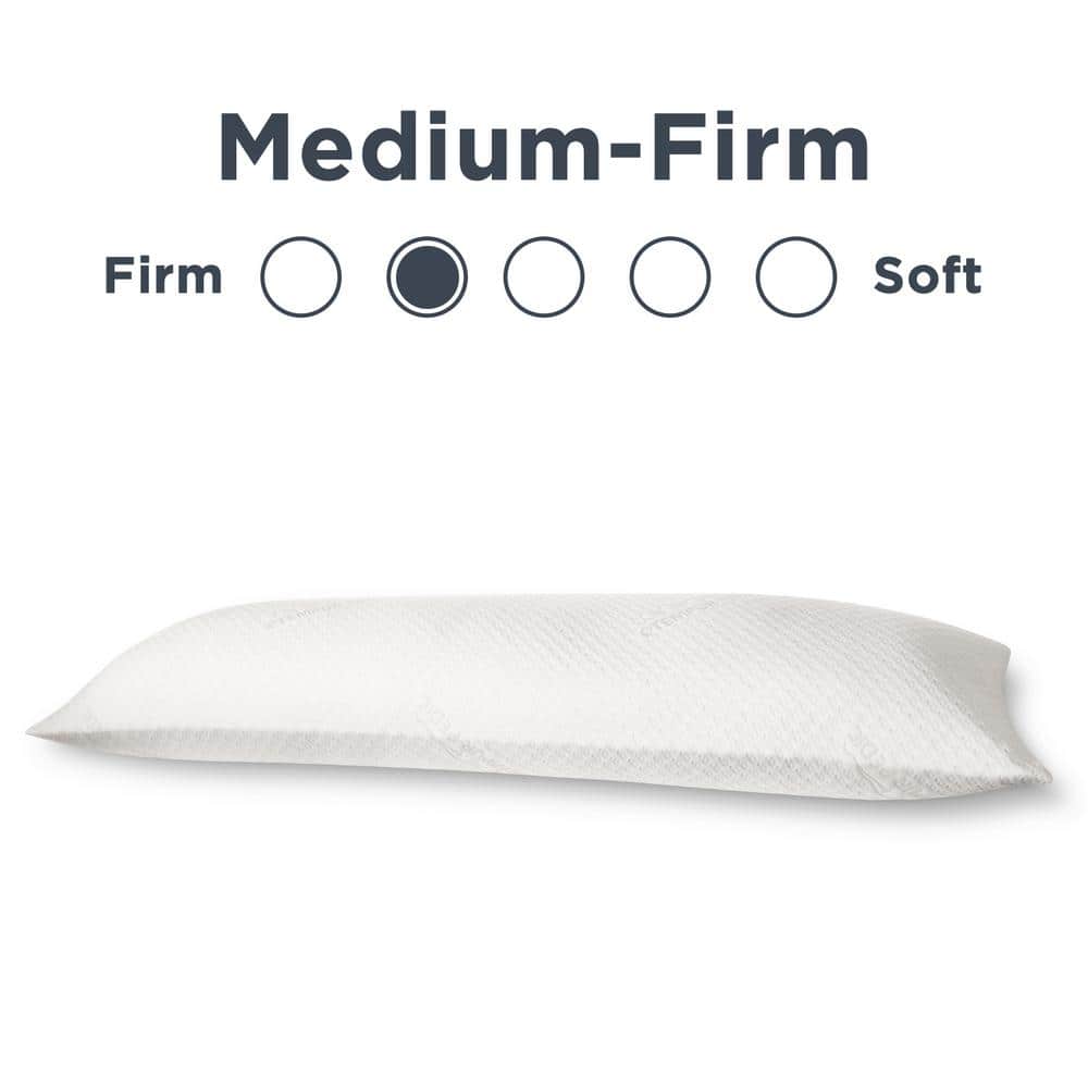 Tempur-Pedic White Memory Foam Maternity Body Pillow