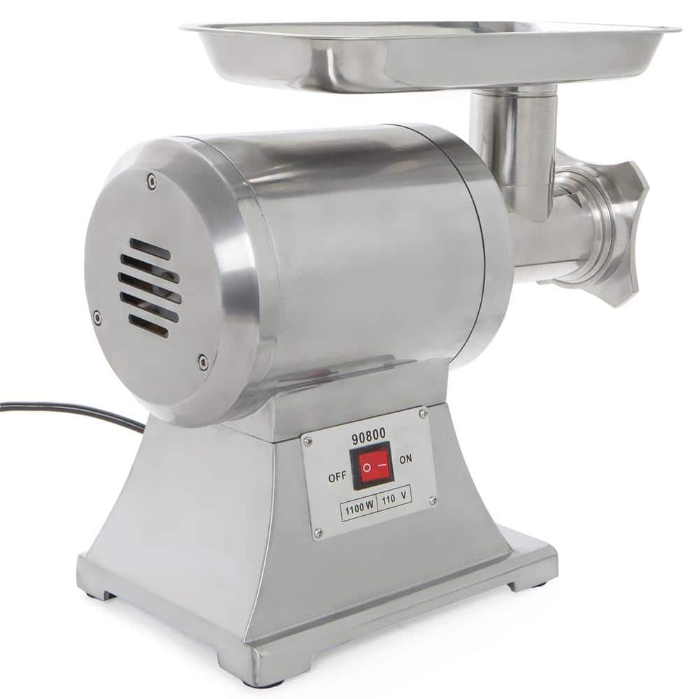 Stainless Steel 1100W Commercial Electric Meat Grinder with Cutting Blade