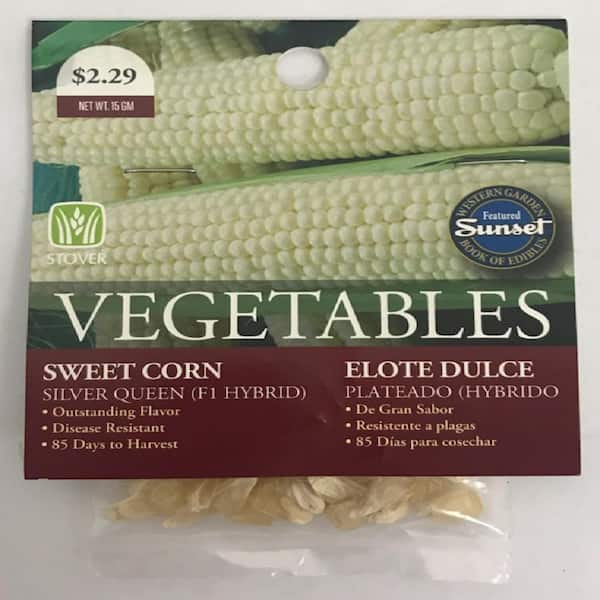 Corn Sweet Silver Queen F1 Hybrid Seed