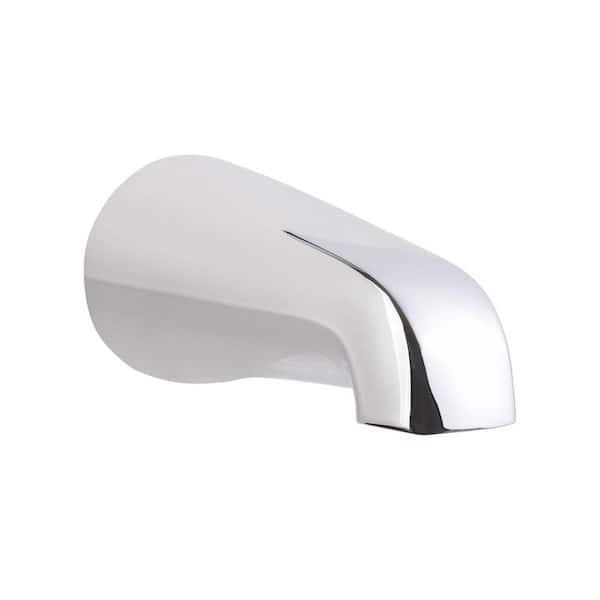 Tub Spout 1/2 in. FIP Nose Thread Non Diverter Bathtub Faucet Chrome Plated