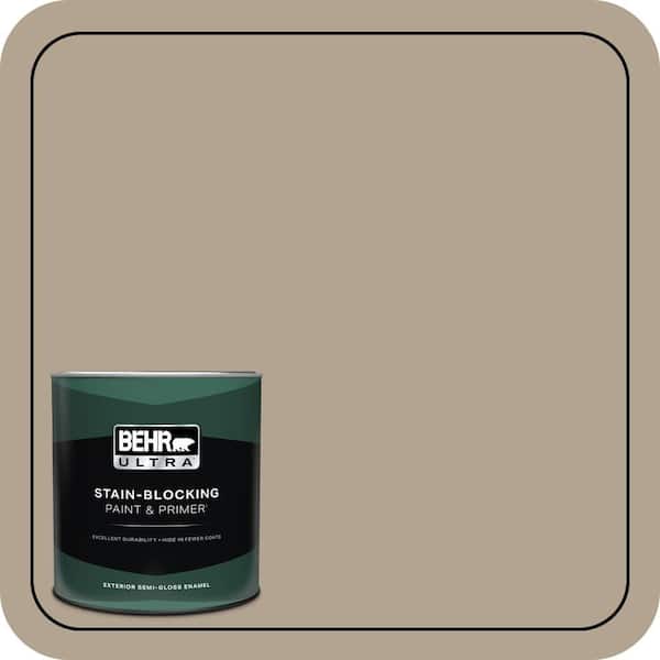BEHR ULTRA 1 qt. #T11-7 Fretwire Semi-Gloss Enamel Exterior Paint & Primer