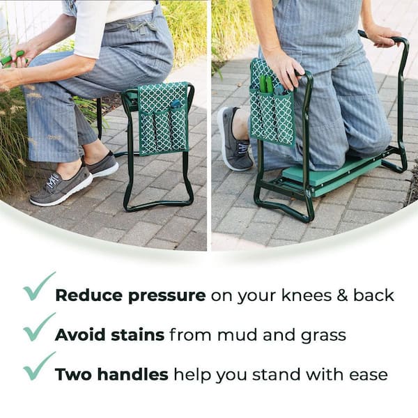 ZENY Folding Garden Kneeler Seat Gardening Workseats