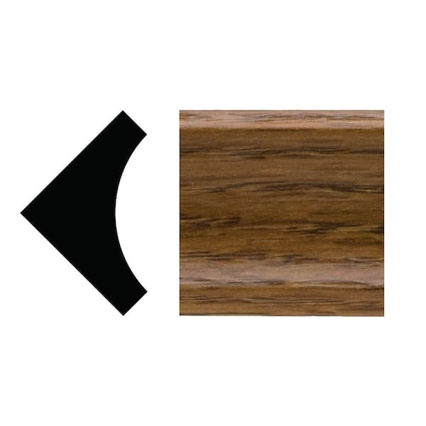 5093 - 3/4 in. x 3/4 in. x 96 in. PVC Composite Inside Corner Highlands Oak Moulding