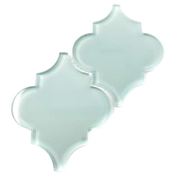 Tiffany Twist Water Glass in Glass, Size: 12.2 in.