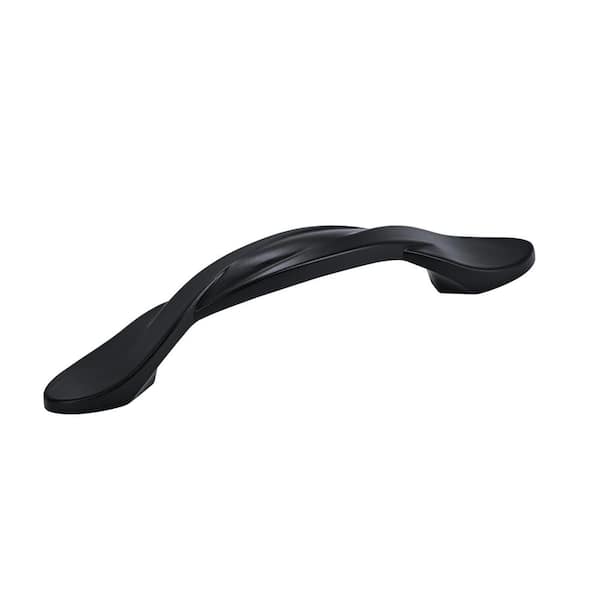 Amerock Intertwine 3 in. Center-to-Center Classic Matte Black Arch Cabinet Pull