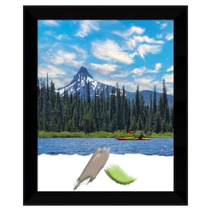 Black Museum Wood Picture Frame Opening Size 16x20 in.