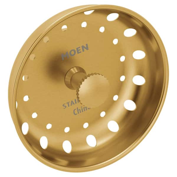 MOEN Lifeshine Brushed Gold Garbage Disposal Sink Strainer