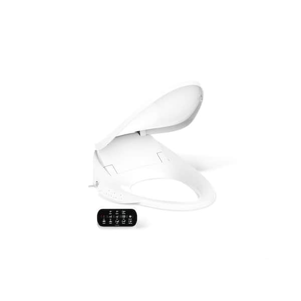 KOHLER Purewash E750 Electric Bidet Seat for Elongated Toilets with Touchscreen Remote Control in White