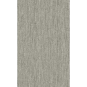 Grey Plain-Textile Print Non-Woven Non-Pasted Textured Wallpaper 57 sq. ft.