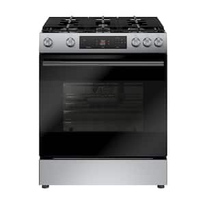 100 Series 30" 5.8 cu. ft. Slide-In Gas Range in Stainless Steel, Self-Cleaning Convection Oven