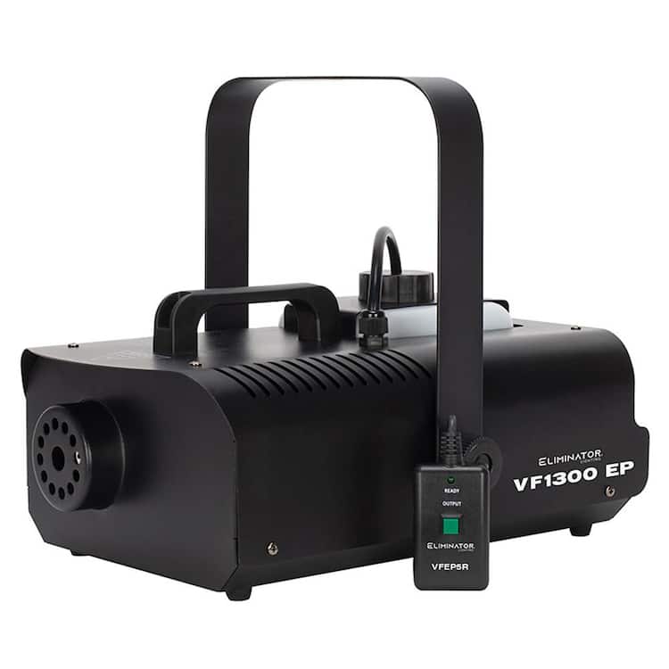 VF1300 EP 1200-Watt water based fog machine with wired and wireless remotes included