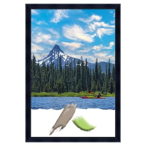 Madison Black Wood Picture Frame Opening Size 24x36 in.