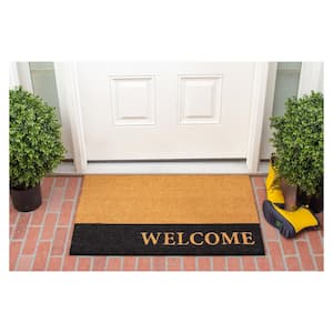 Calloway Mills 107383048 Modern Black Welcome Doormat 30 x 48