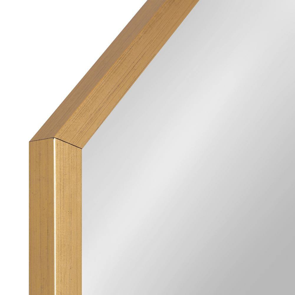 Glamorous Gold Oblong Octagon Full-Length Mirror 24x36