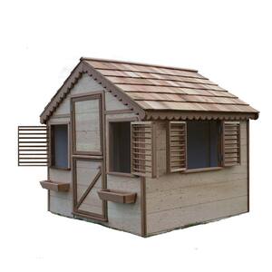 6 ft. x 6 ft. Little Alexandra Cottage Playhouse with Cedar Roof