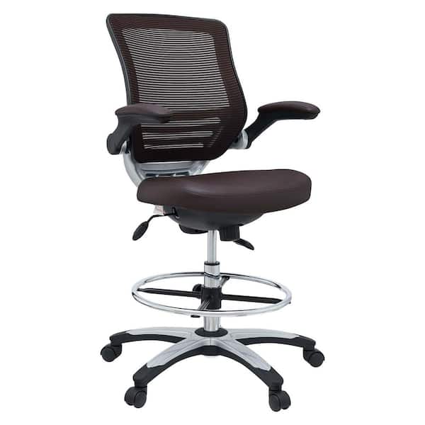 Edge Drafting Stool in Brown