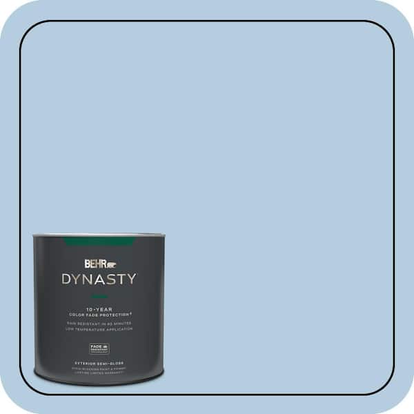 BEHR DYNASTY 1 qt. #PPU14-14 Crystal Waters Semi-Gloss Exterior Stain-Blocking Paint & Primer