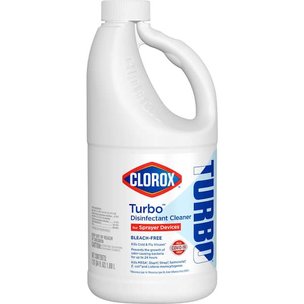  Turbo 64 oz. Bleach-Free Disinfectant Cleaner for Sprayer Devices | The Home Depot