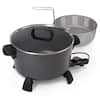 Presto 10 qt. Black Kitchen Kettle Deep Fryer-Multi Cooker 06009 - The ...