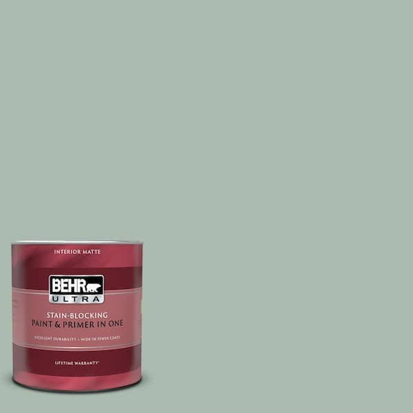 BEHR ULTRA 1 qt. #UL220-14 Zen Matte Interior Paint and Primer in One