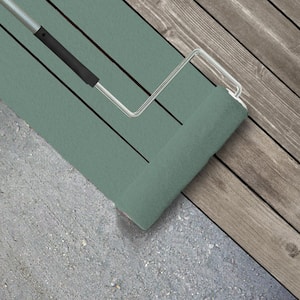 1 gal. #S420-4 Australian Jade Textured Low-Lustre Enamel Interior/Exterior Porch and Patio Anti-Slip Floor Paint