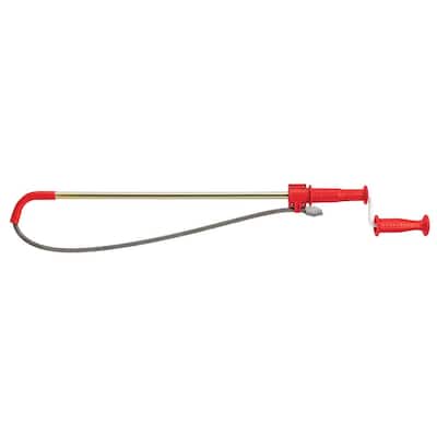 Husky auger plumbing snake drain opener pipe clog solution hand tool •  Price »