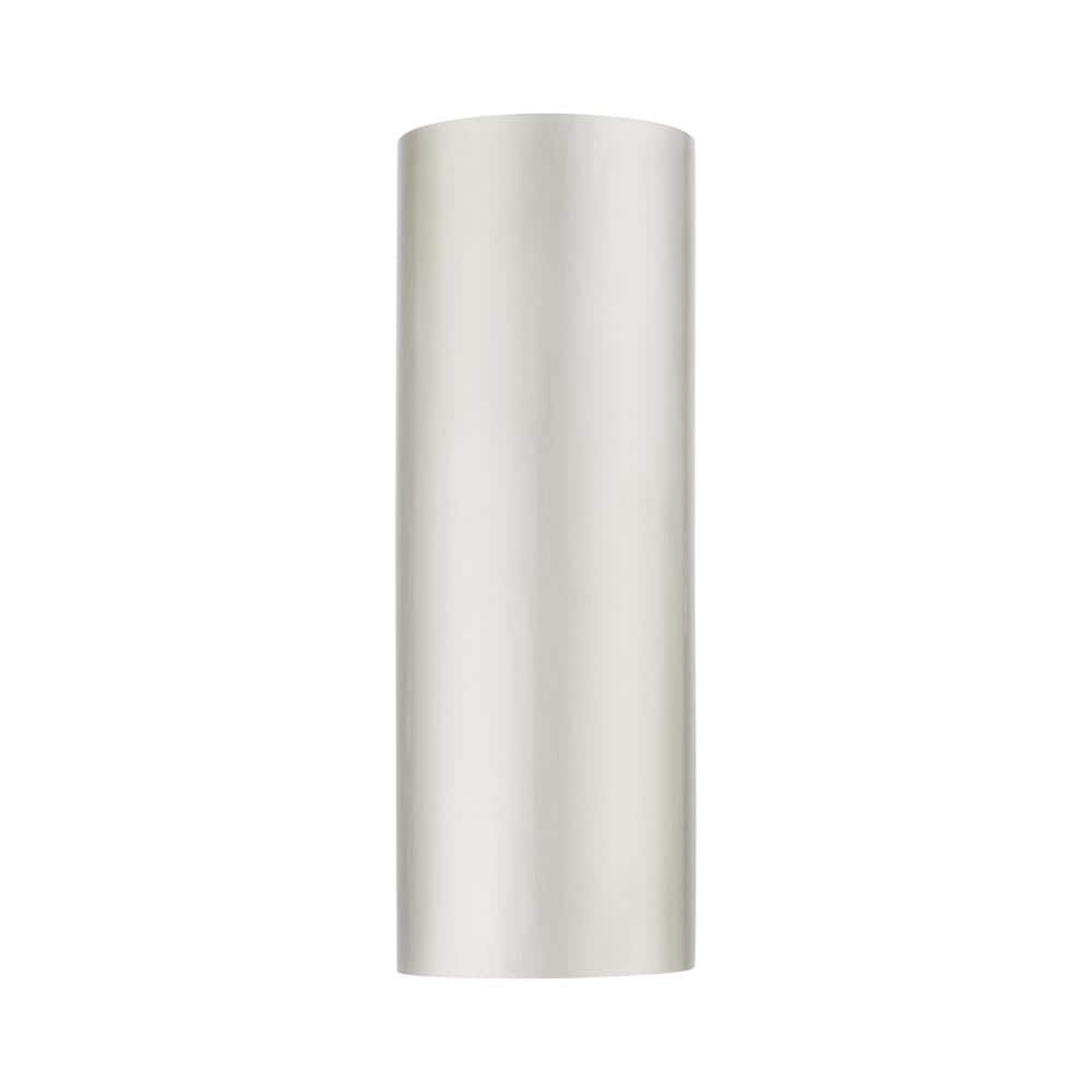 Bond Brushed Nickel Half Cylinder Outdoor Wall Sconce
