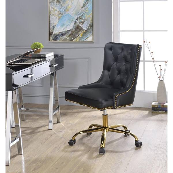black gold office chair
