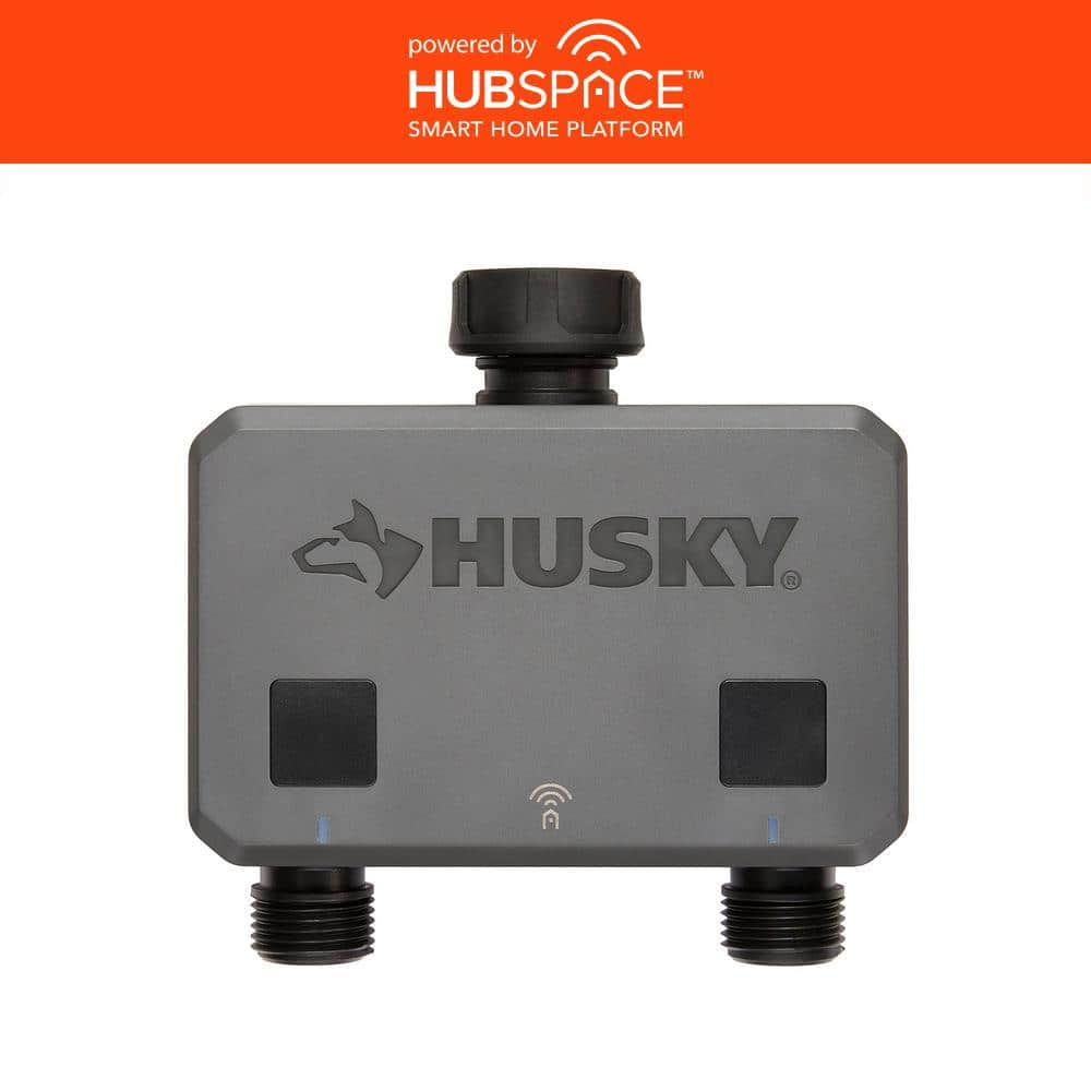 Husky Smart Watering Timer for Irrigation and Sprinklers Powered by Hubspace