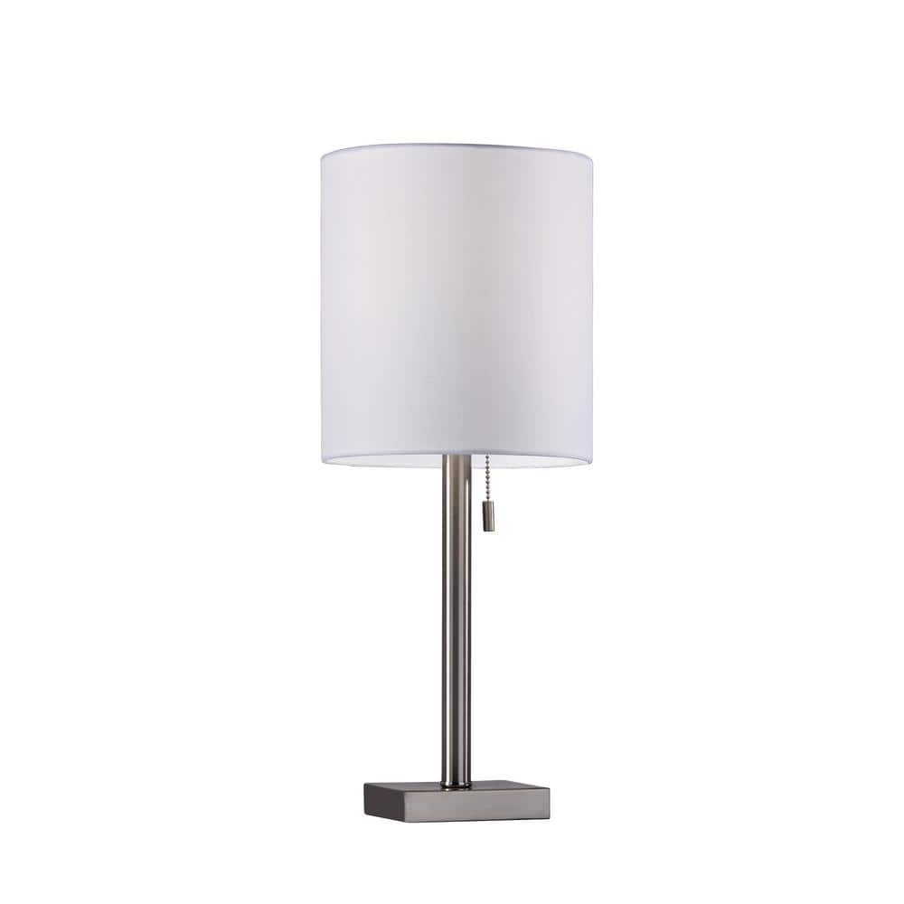 brushed steel table lamp        
        <figure class=