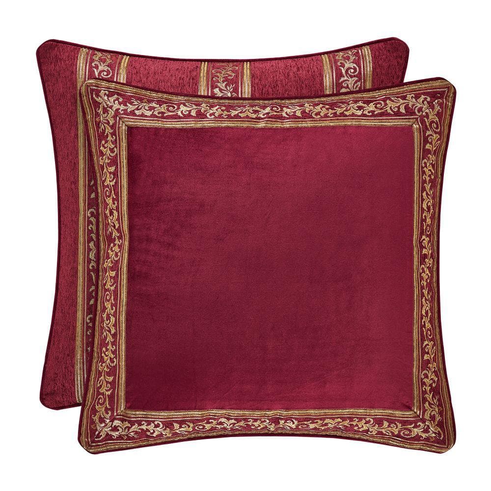 Matilda Crimson Polyester Euro Sham 26x26 in.