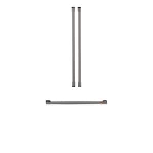 Cafe Refrigerator Handle Kit in Brushed Copper CXMA3H3PNCU - The