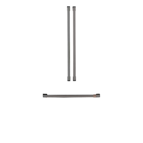 Cafe Refrigerator Handle Kit in Brushed Black