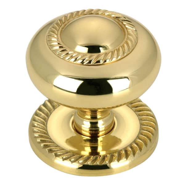 Richelieu Hardware Huntingdon Collection 1-1/2 in. (38 mm) Brass Traditional Cabinet Knob
