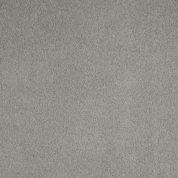 Lifeproof with Petproof Technology Still in Love II Soft Tone Grey 54 oz. Blend Texture Installed Carpet