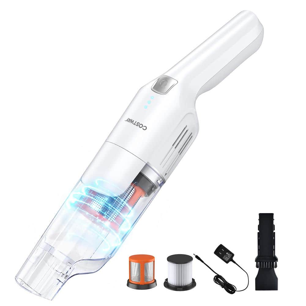 Bigersell Cordless Car Vacuum Cleaner High Power Portable Small Vacuum Cleaner Rechargeable Handheld Vacuum Cleaner with Washable Filter Mini Wireless