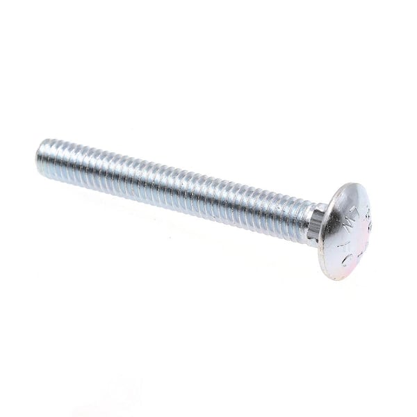 Prime-Line 5/16 in.-18 x 2-1/2 in. A307 Grade A Zinc Plated Steel Carriage Bolts (50-Pack)
