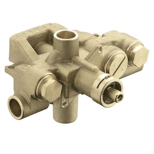 Moentrol Pressure-Balancing Volume-Control Tub and Shower Valve - 1/2 in. CC Connection
