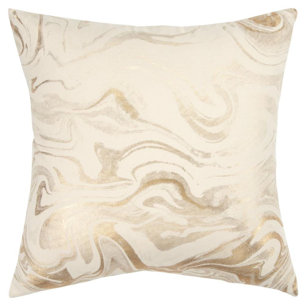 Ivory 20x20 Washed Organic Cotton Velvet Throw Pillow Cover + Reviews