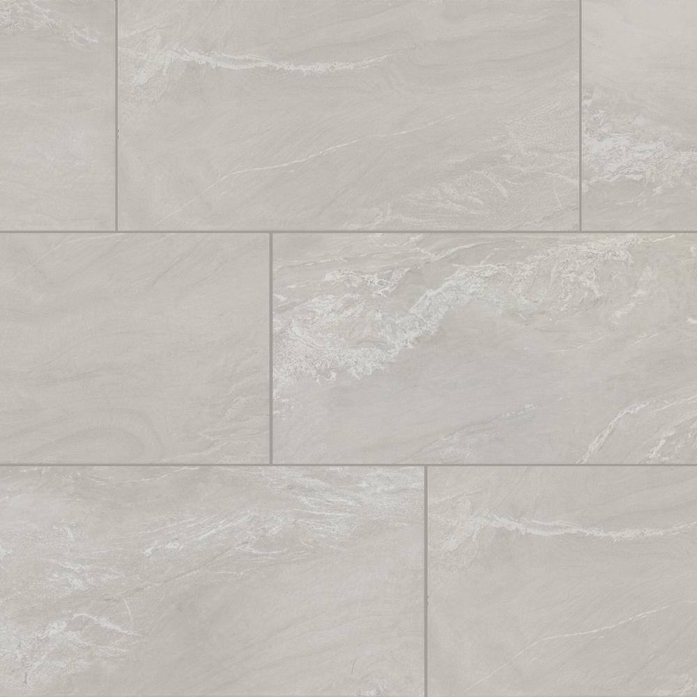 Daltile Bryne Mist 12 in. x 24 in. Glazed Porcelain Floor and Wall Tile ...