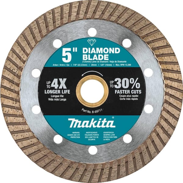 Makita 5 in. Turbo Rim Diamond Blade for General Purpose