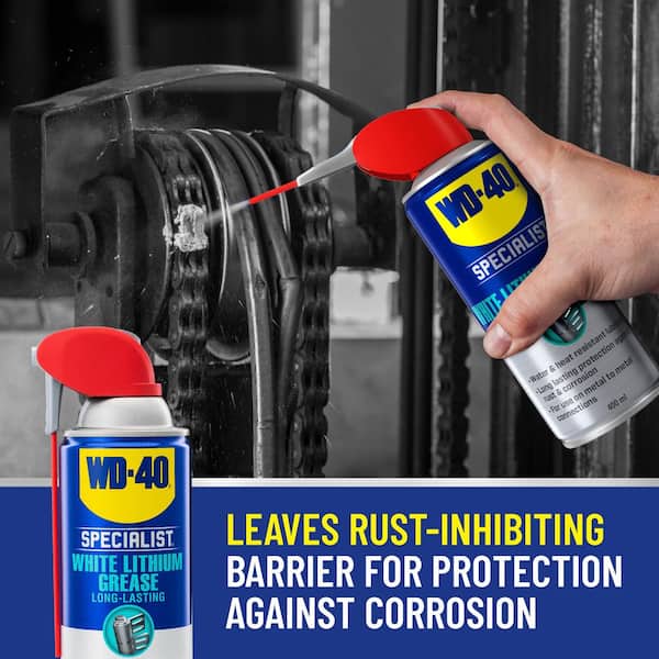 WD-40 300615 Specialist White Lithium Grease 10 oz
