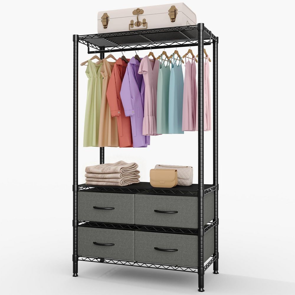 Garvee Clothes Rack, Free Standing Garment Rack for Hang Clothes ...