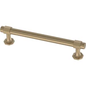 Classic Octagon 5-1/16 in. (128 mm) Champagne Bronze Cabinet Drawer Pull