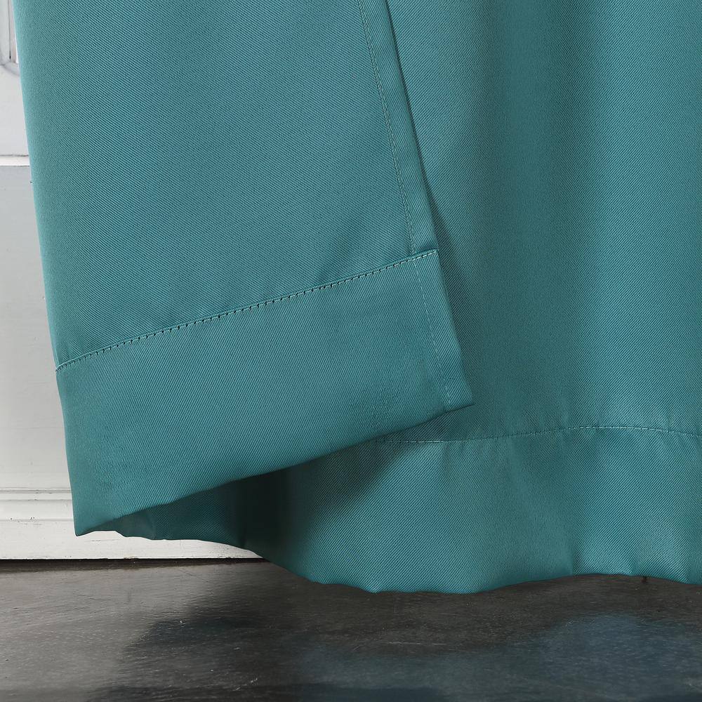 Marine Polyester Blackout Rod Pocket Curtain Panel