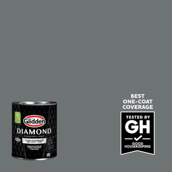 Glidden Diamond 1 qt. PPG1011-5 Improbable Satin Interior Paint with Primer