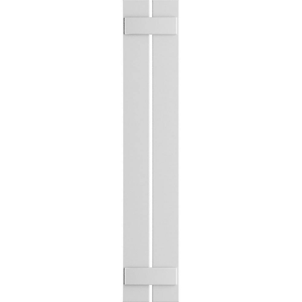 11-1/4 in. x 38 in. True Fit PVC 2-Board Spaced Board and Batten Shutters Pair in Unfinished price history on PriceWatchPro