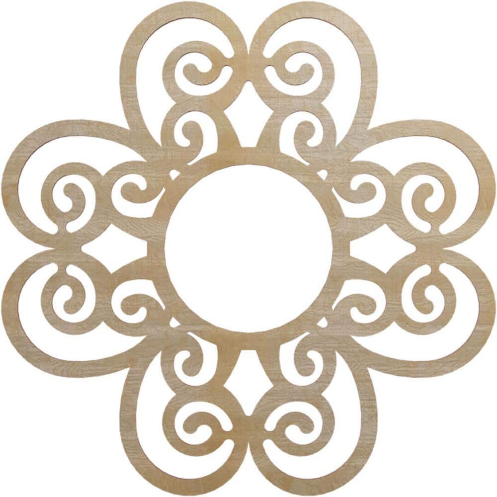 0.25 in. x 24 in. x 24 in. Wood (Birch) Medallion Moulding price history on PriceWatchPro